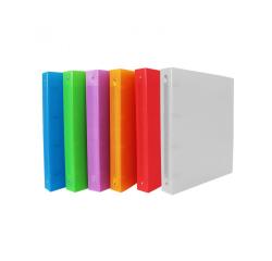 Classeur souple 4 anneaux polypro office plast 32x26,8  cm dos 40mm coloris assortis