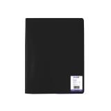 Protege documents office plast couvertures souples et  semi rigides qualite pp lisse 30 microns 100 vues col noir