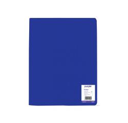 Protege-documents office plastcouvertures souples et semi   rigides qualite pp lisse 30   microns 120 vues coloris bleu
