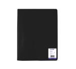 Protege documents office plast couvertures souples et  semi rigides qualite pp lisse 30 microns 200 vues col noir