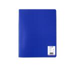 Protege-documents office plast eco green recycle 40    vues qualite pp 40 microns    graine coloris bleu