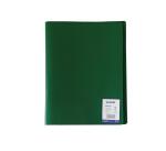 Protege-documents office plast eco green recycle 40    vues qualite pp 40 microns    graine coloris vert