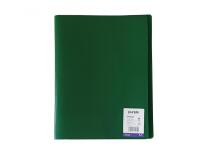Protege-documents office plast eco green recycle 40    vues qualite pp 40 microns    graine coloris vert