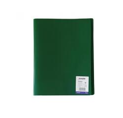 Protege-documents office plast eco green recycle 40    vues qualite pp 40 microns    graine coloris vert