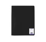 Protege-documents office plast eco green recycle 40    vues qualite pp 40 microns    graine coloris noir