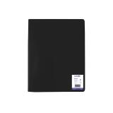 Protege-documents office plast eco green recycle 40    vues qualite pp 40 microns    graine coloris noir