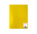 Protege-documents office plast eco green recycle 40    vues qualite pp 40 microns    graine coloris jaune