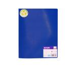 Protege-documents office plast eco green recycle 60    vues qualite pp 40 microns    graine coloris bleu