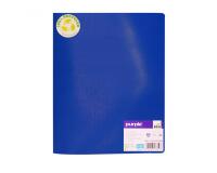 Protege-documents office plast eco green recycle 60    vues qualite pp 40 microns    graine coloris bleu