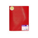 Protege-documents office plast eco green recycle 60    vues qualite pp 40 microns    graine coloris rouge