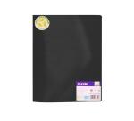Protege-documents office plast eco green recycle 60    vues qualite pp 40 microns    graine coloris  noir