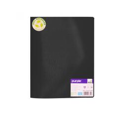 Protege-documents office plast eco green recycle 60    vues qualite pp 40 microns    graine coloris  noir