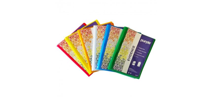 Protege-documents office plast personnalisable 80 vues qualite pp 40 microns lisse