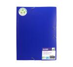 Chemise 3 rabats office plast polypro recycle coloris bleu