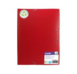 Chemise 3 rabats office plast polypro recycle coloris rouge