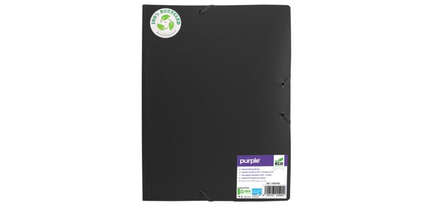 Chemise 3 rabats office plast polypro recycle coloris noir