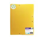 Chemise 3 rabats office plast polypro recycle coloris jaune