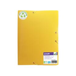 Chemise 3 rabats office plast polypro recycle coloris jaune