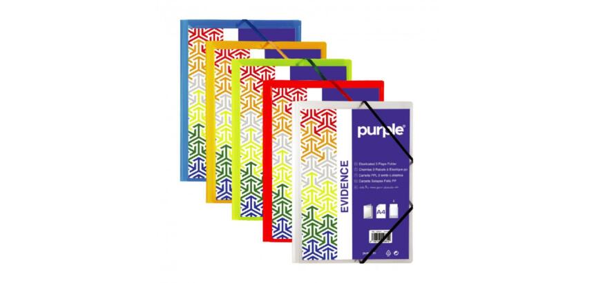 Chemise 3 rabats personnalisables office plast polypro 6 coloris assortis