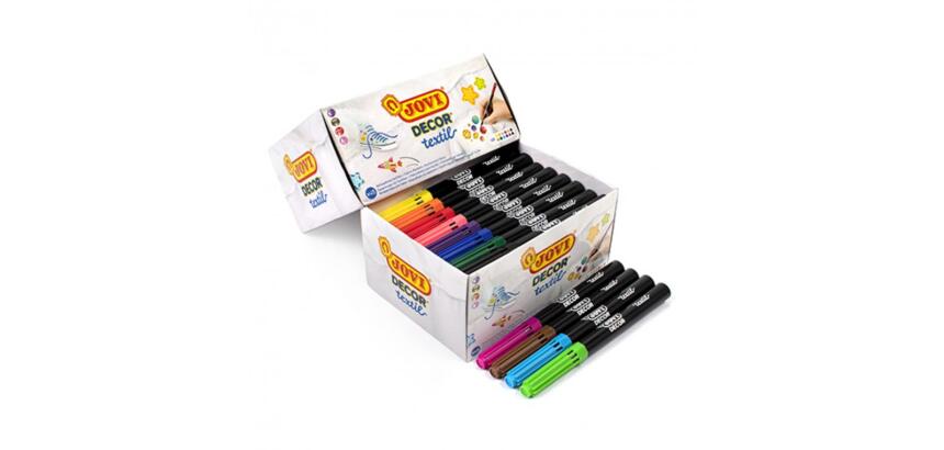Feutre decor textile jovi coloris assortis pack 48      unites