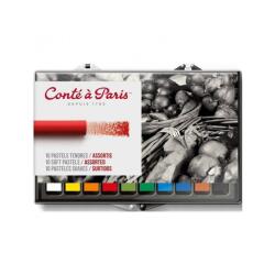 Pastel tendre conte a paris coloris assortis boite 10     unites
