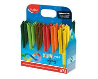 Crayon couleur infinity maped corps triangulaire coloris    assortis pot 72 unites