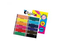 Crayon couleur resine o color corps triangulaire coloris    assortis pack 288 unites