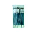 Classpack pinceaux et brosses poils de poney manches en     bois et virole en alu 144     pieces assorties