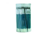 Classpack pinceaux et brosses poils de poney manches en     bois et virole en alu 144     pieces assorties
