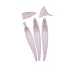 Lot de pinceaux a reservoir avec entonnoir ideal pour     gouaches liquides 3 unites