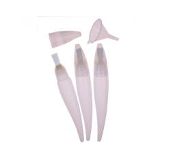 Lot de pinceaux a reservoir avec entonnoir ideal pour     gouaches liquides 3 unites