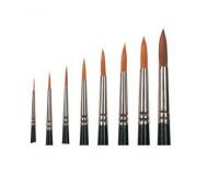 Pinceaux gamme vegan n 08 poils sans matiere animal     manche 30% plastique recycle  lot de 10 unites
