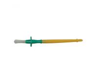 Pinceaux moyens 17.5 cm poils largeur 15 mm lot de 10       pinceaux
