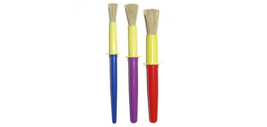Brosses 3 tailles diametres assortis 16.5 17.5 18.5 cm