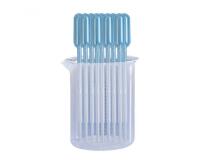 Lot de pipettes cleopatre goutte a goutte avec becher   gradue gratuit 10 pipettes et 1 becher