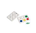 Palette rectangulaire 6 godets faibo plastique souple incassable 22x15 cm