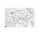 Coloriage geant bouchut le zoo 120x80cm papier 150g      impression noir