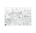 Coloriage geant bouchut la ferme 120x80cm papier 150g    impression noir