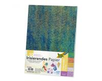Pochette papier irise folia 23x33 cm 75g 10 coloris       assortis