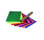 Pochette papier vitrail folia 50x70 cm 100 feuilles coloris assortis