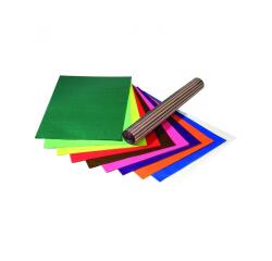 Pochette papier vitrail folia 50x70 cm 100 feuilles coloris assortis