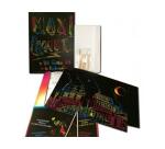 Carte   gratter cleopatre 21x29.7cm coloris noir fond   arc en ciel pochette 30f + 30 batonnets