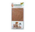 Lot sacs papier kraft folia 12x21cm 15 unites coloris     brun
