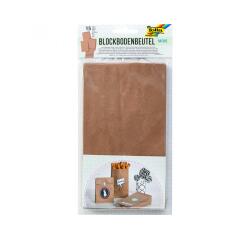 Lot sacs papier kraft folia 12x21cm 15 unites coloris     brun