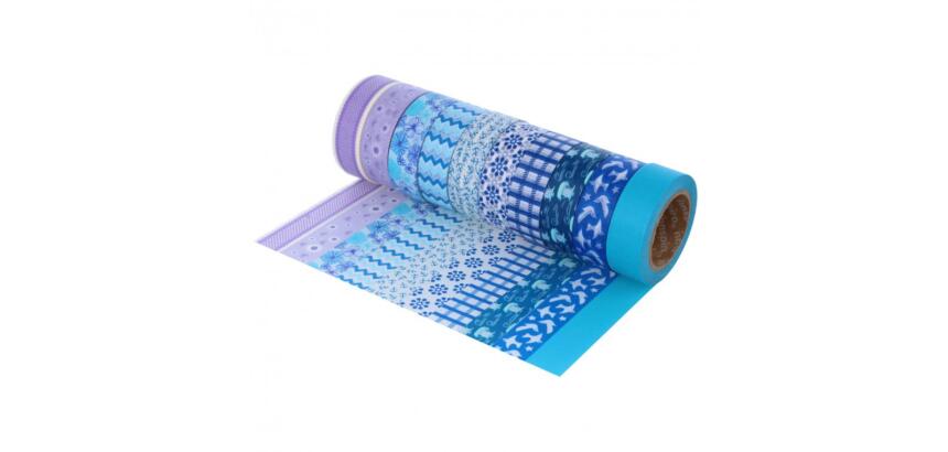 Ruban adhesif innspiro fantaisie metallise ultra mer 15mmx10m lot de 10 unites