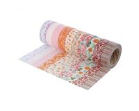 Ruban adhesif innspiro fantaisie decor floral        15mmx10m lot de 10 unites