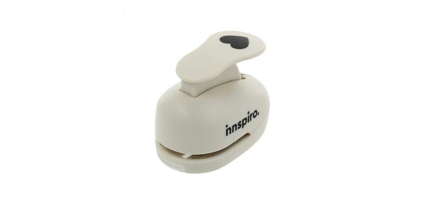 Perforateur mini innspiro coeur perfore feutrine mousse caoutchouc 2mm max papier     120/200g bristol decoupe 15 a