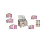 Maison en carton cleopatre a monter et decorer pour ranger planches de gommettes inclut  304 planches