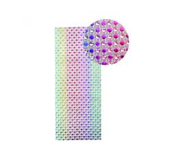 Bande strass adhesives graine creative 10x25,5cm coloris    multicolore fond clair