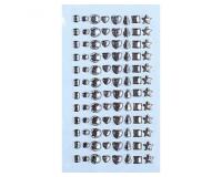 Planche strass diamants graine creative 96 pieces     formes assorties